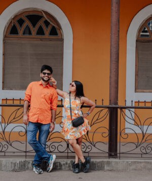 Pre wedding photography Bangalore candid couple laugh moments